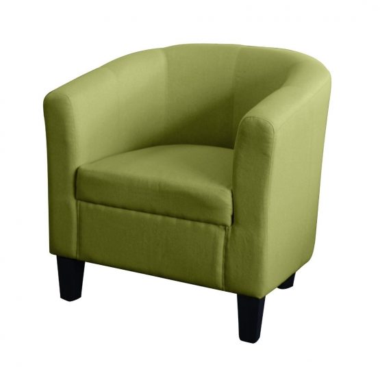 lime green tub chair